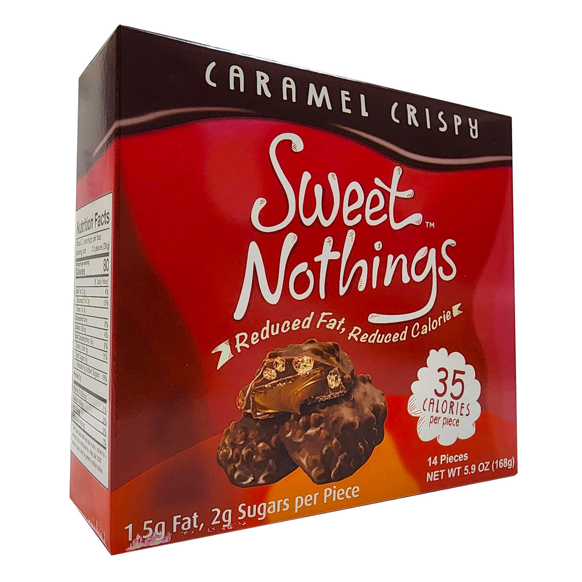 Sweet Nothings Caramel Crispy Reduced Fat Candy - 2.96 oz
