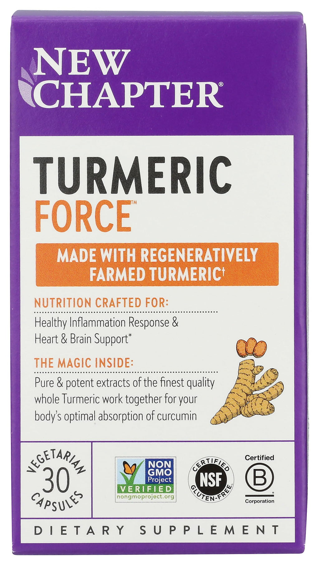 New Chapter Turmeric Force - 30 Capsules
