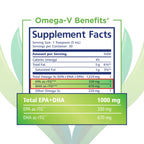 PRN Omega-V Benefits Vegan Omega-3 Liquid for Eye Support - 5 oz - image 4