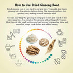 Zen Ginseng 1 Box of American Wisconsin Ginseng Super Long Jumbo Root - image 4