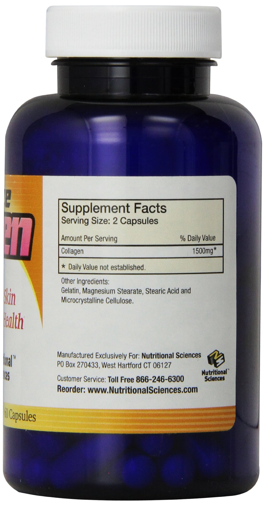 Nutritional Sciences Prize Collagen Smooth Skin Support - 60 Capsules - image 3