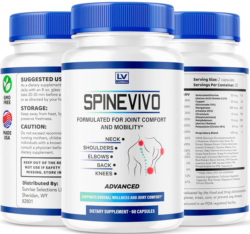 LIVORKA Spine Vivo Plus Advanced Formula - 60 Capsules - image 6