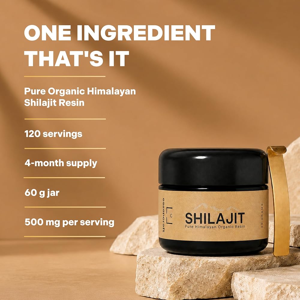 Essencraft Organic Himalayan Shilajit Resin 500mg - 60g - image 2