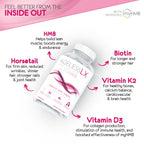 AgelessLX Powder Supplement for Women - with HMB Collagen Enhancer
