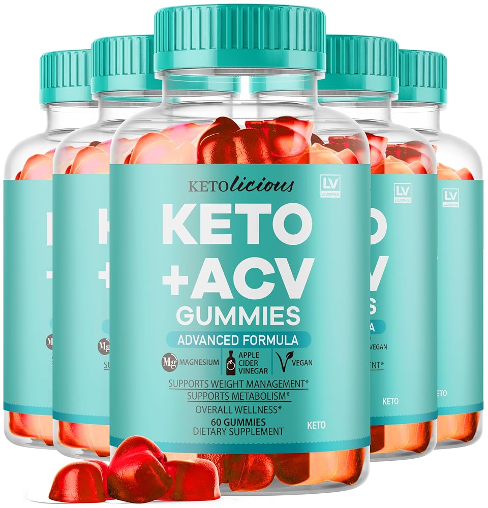 LIVORKA Ketolicious Keto ACV Gummies Maximum Strength - 300 Count
