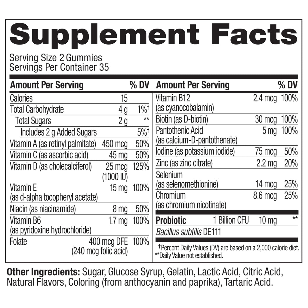 OLLY Multi + Probiotic Gummy Vitamin - 70 Gummies - image 11