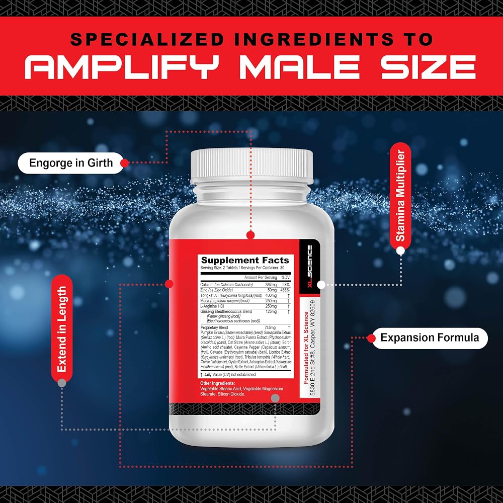 XL Science Male Enlargement Pills - 60 Tablets - image 4