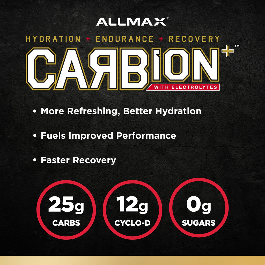 ALLMAX CARBION+, 725 g - High-Performance Training Fuel - Boosts