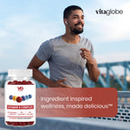VITA GLOBE B Complex Gummies 5000mcg Energy Support - 120 Gummies - image 6