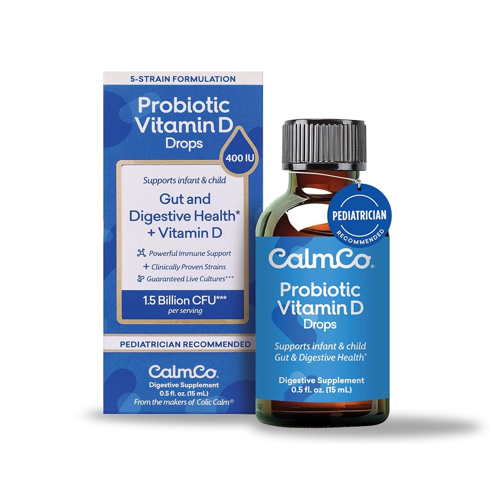 CalmCo Probiotic Vitamin D Drops for Infants - 15ml