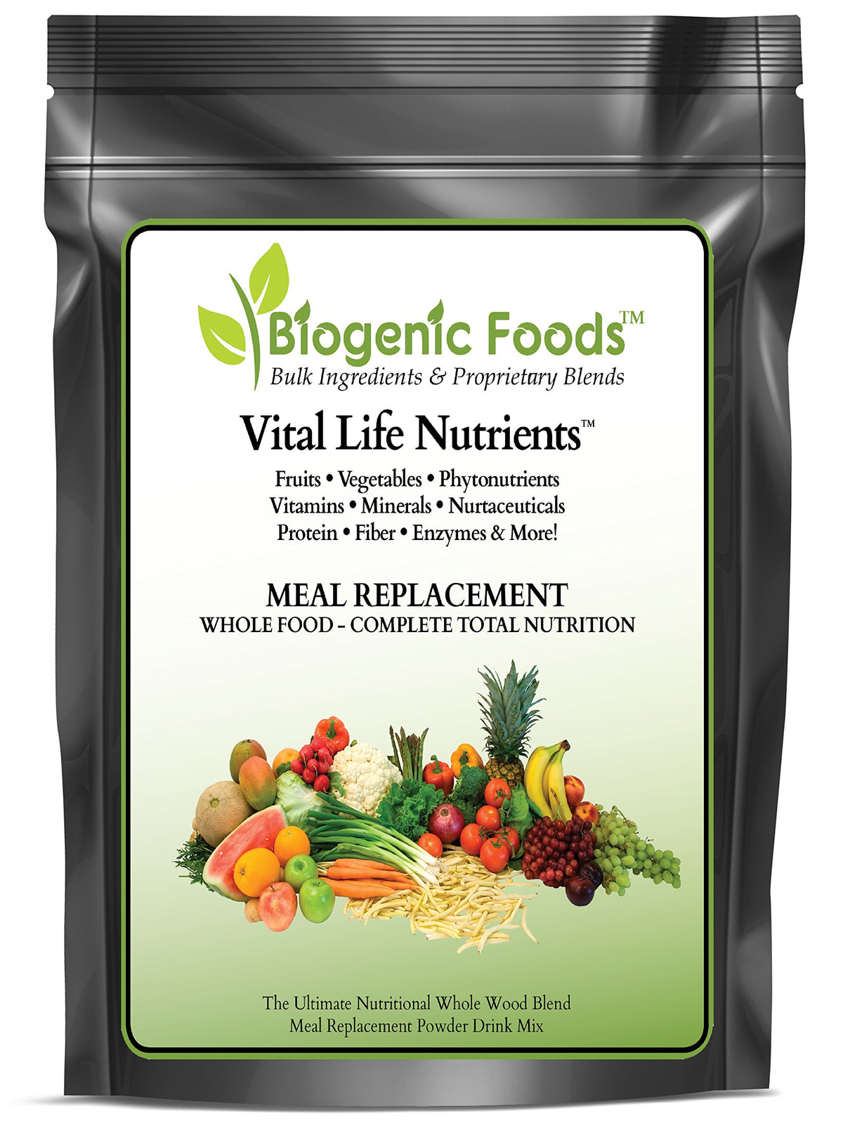 Biogenic Foods Vital Life Nutrients Complete Meal Replacement Powder