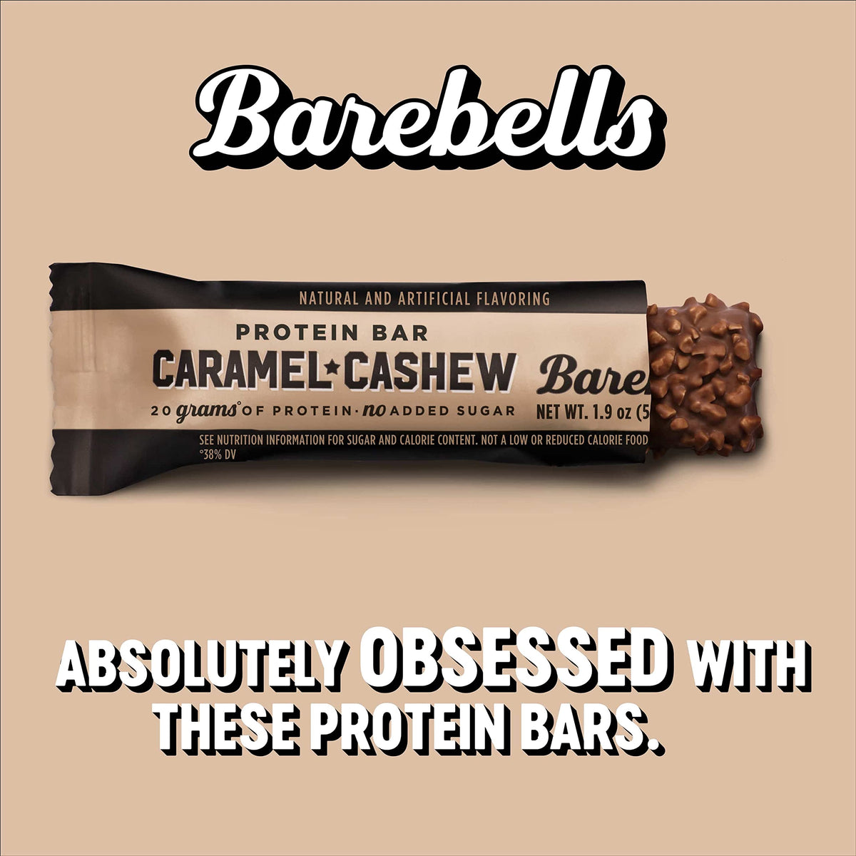 Barebells Protein Bars Caramel Cashew 20g - 12 Count Pack of 2 - image 3