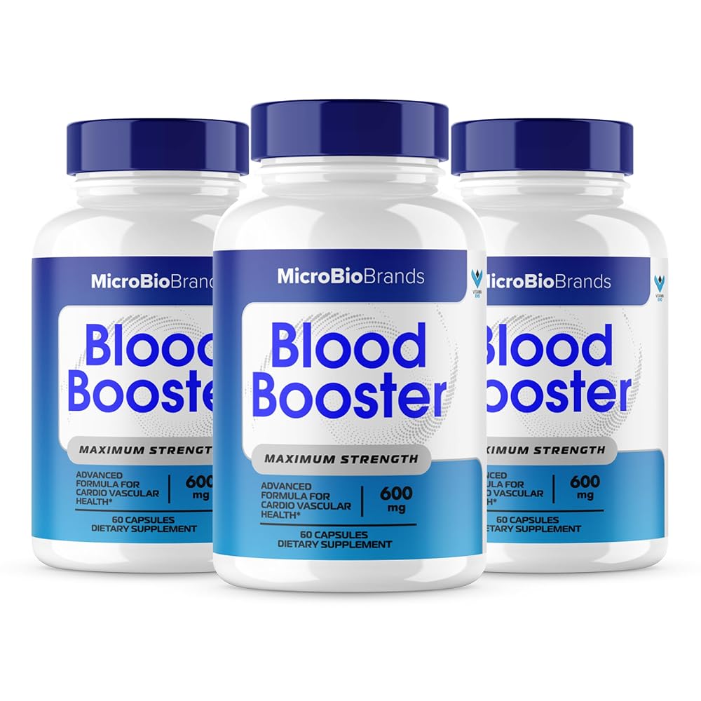 Vitamin Evo Microbio Blood Booster Natural Blood Flow Support - 180 Capsules