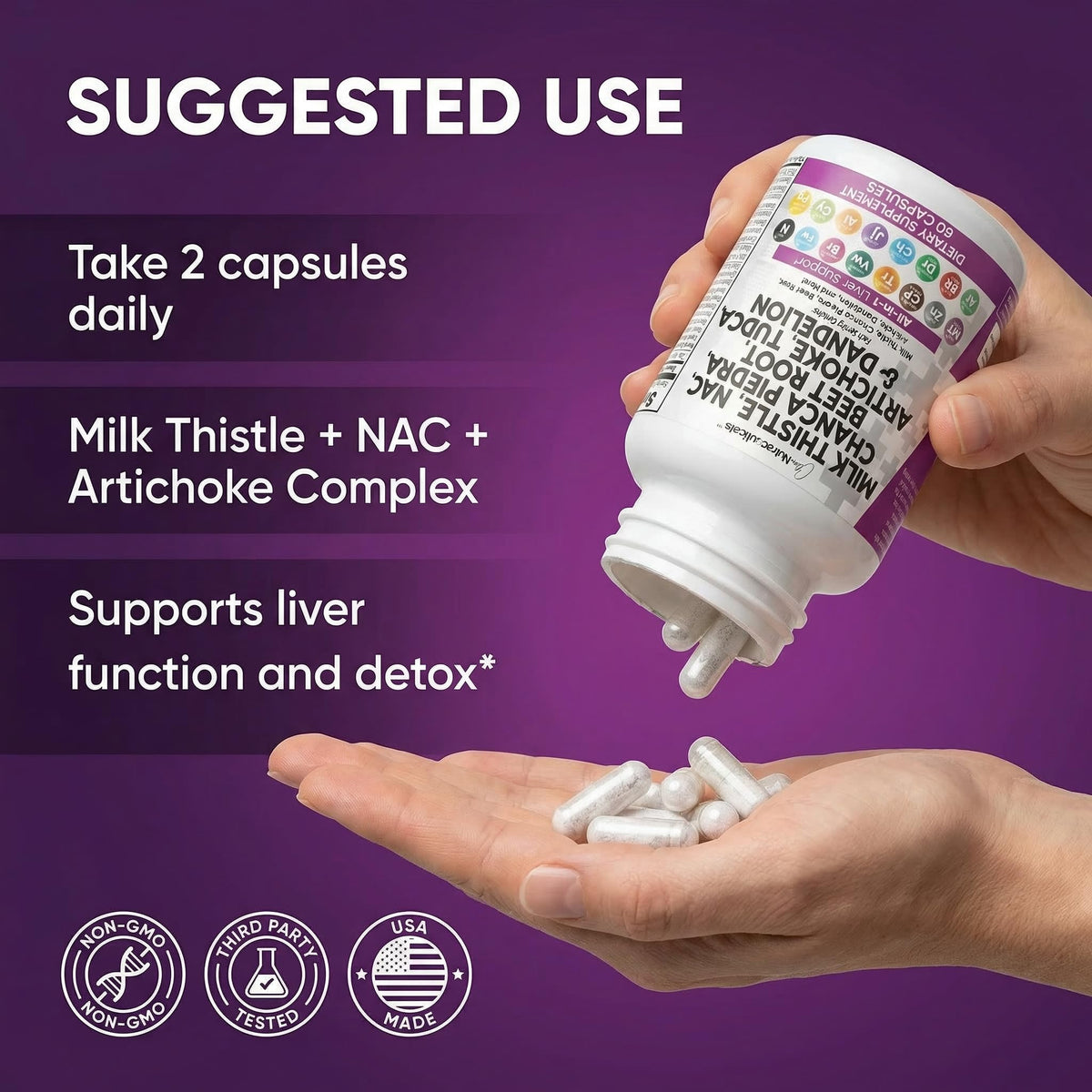 Clean Nutraceuticals Liver Depend Milk Thistle NAC - 60 Capsules - image 6