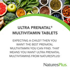 NaturesPlus Ultra Prenatal Multivitamin with Iron - 180 Tablets - image 3