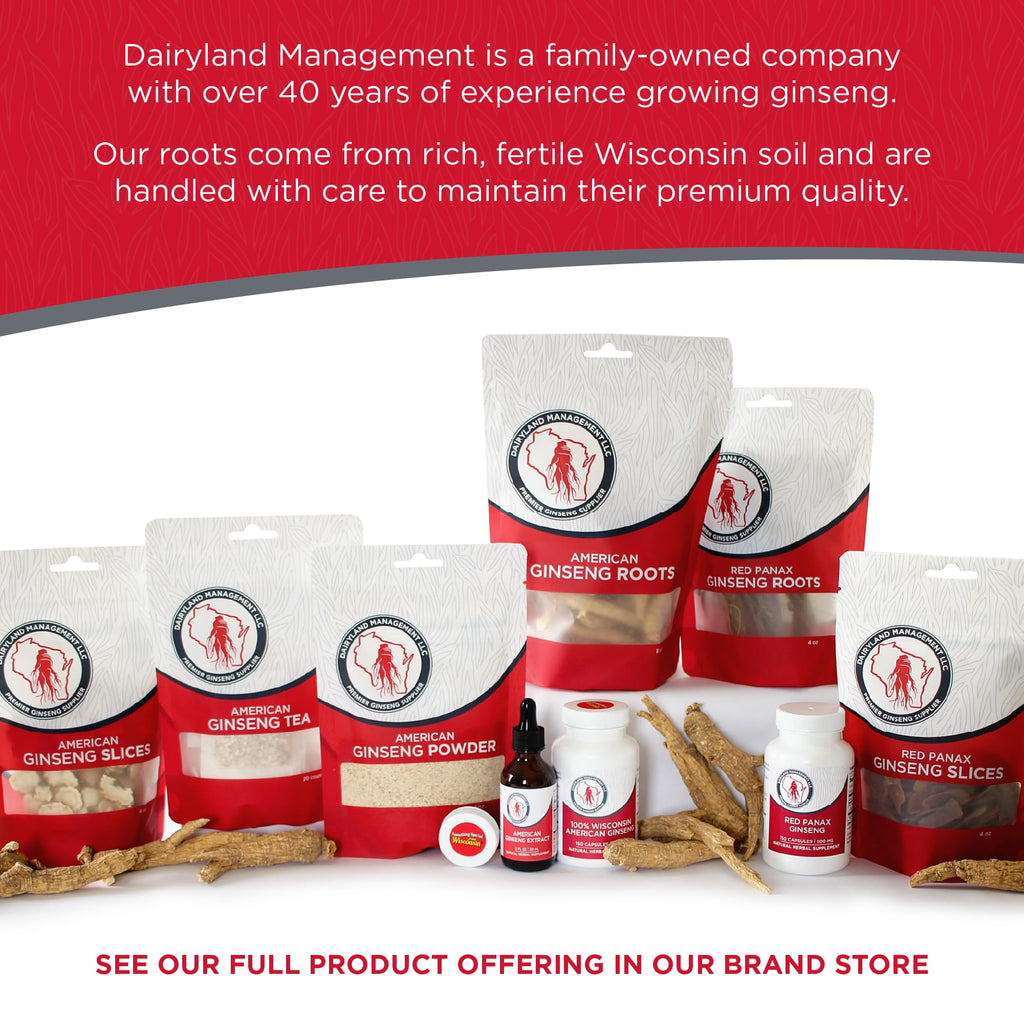 Dairyland Management LLC Red Panax Ginseng Powder with Natural