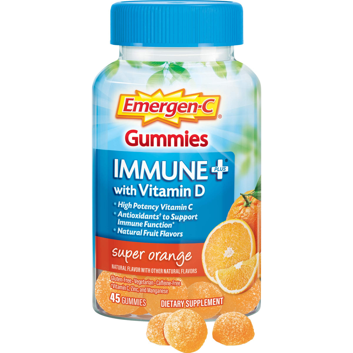 Emergen-C Immune+ Immune Support Gummies with Vitamin D - 45 Count - image 5