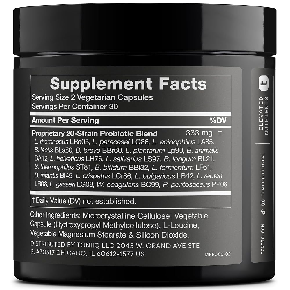 Toniiq Men's Probiotic 200 Billion CFU - 60 Capsules - image 2
