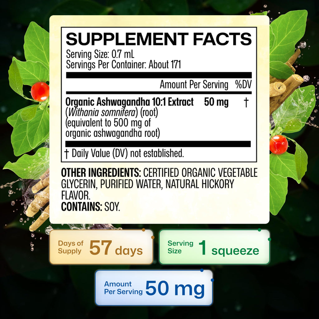 BIO KRAUTER Organic Ashwagandha Drops for Mood Support - 4 Fl Oz - image 5