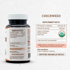 Secrets of the Tribe Chickweed USDA Organic Capsules