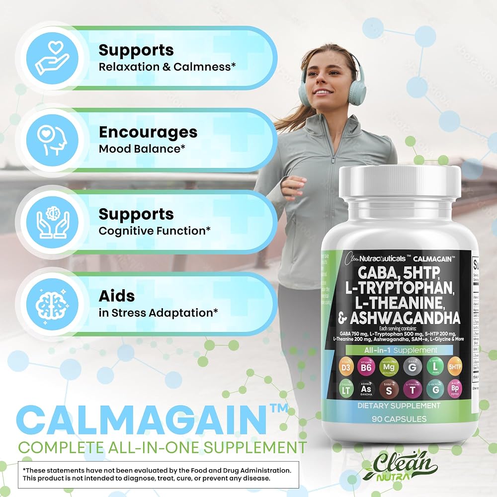 Clean Nutraceuticals GABA 750mg Mood Support - image 5