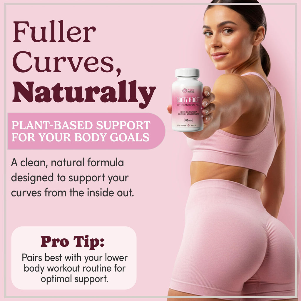 Pretty Privates Booty Boost Butt Enhancer Supplement - 60 Capsules - image 4