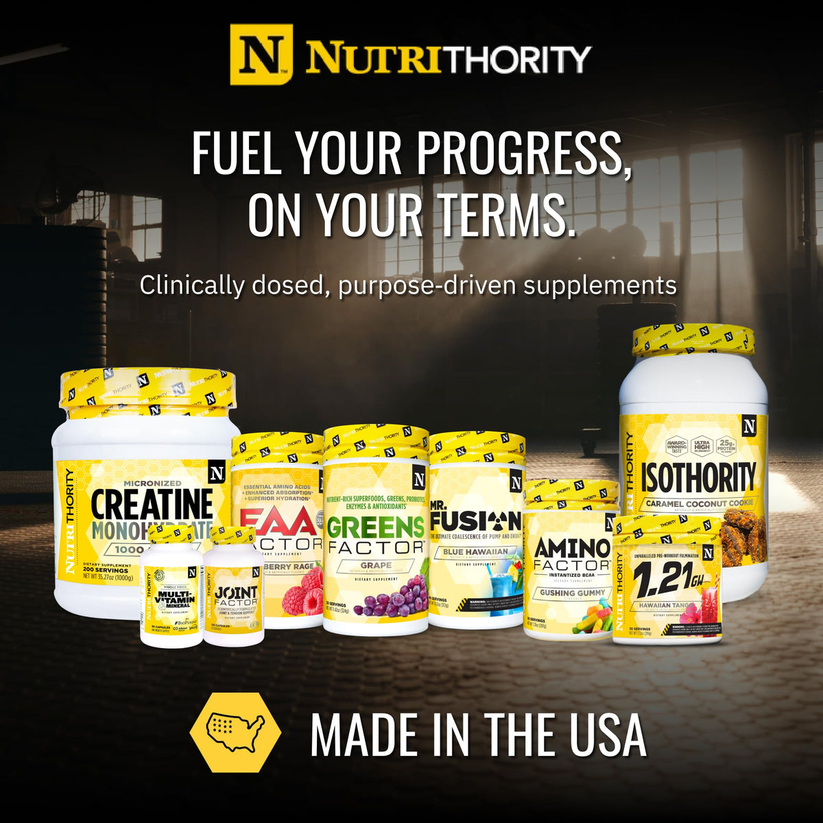 Nutrithority - Creagon, Advanced Creatine Powder Complex (30 Servings)