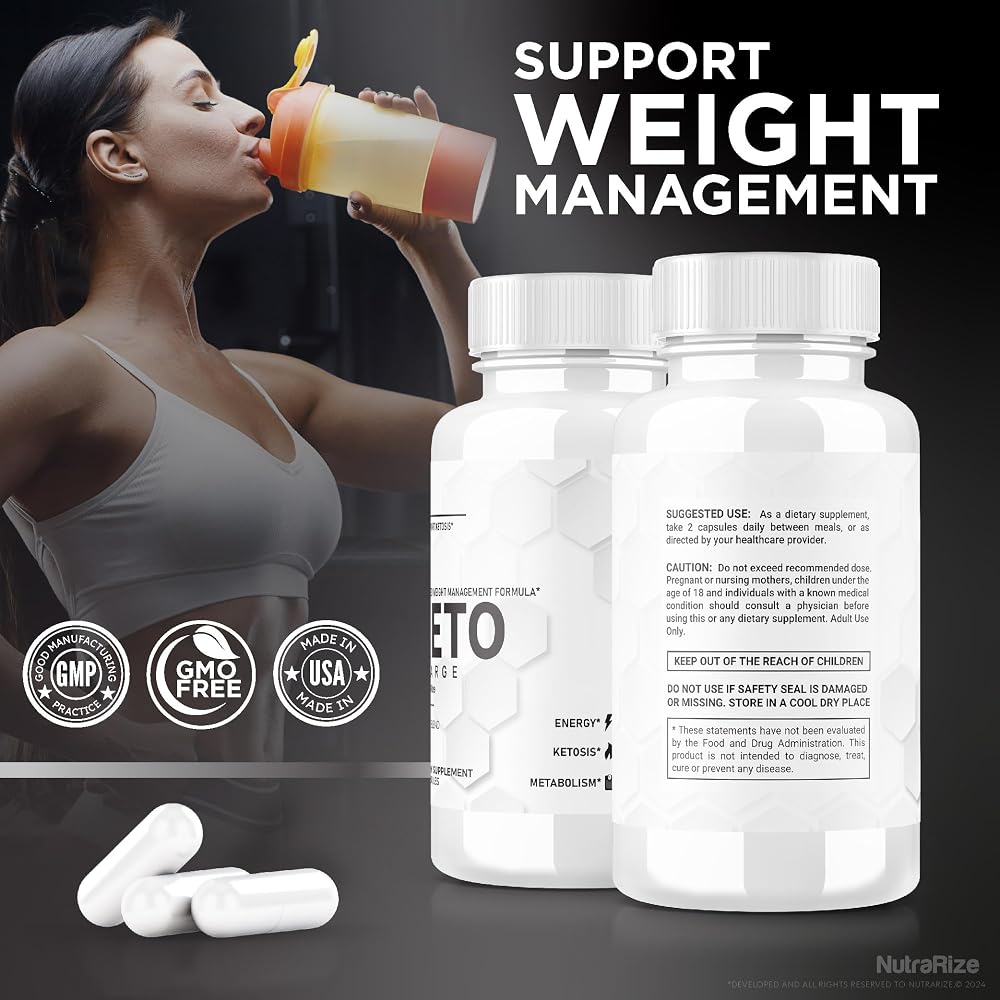 NutraRize Keto Charge Capsules Weight Loss Supplement - 180 Capsules - image 8