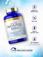 Carlyle Inositol Supplement 2600mg - 200 Capsules - image 4