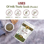 Organic Way Milk Thistle Seeds Powder (Silybum Marianum)