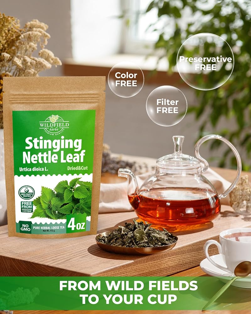 Wildfield Herbs Dried Nettle Leaf Tea Stinging Nettle - 113g - image 4