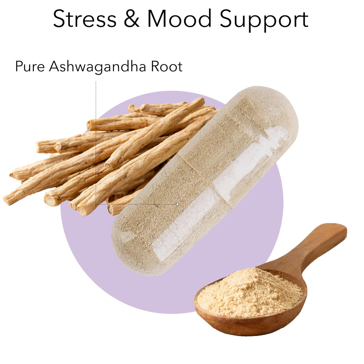 Kroeger Herb Products Ashwagandha 450 mg Stress Support - 60 Capsules - image 4