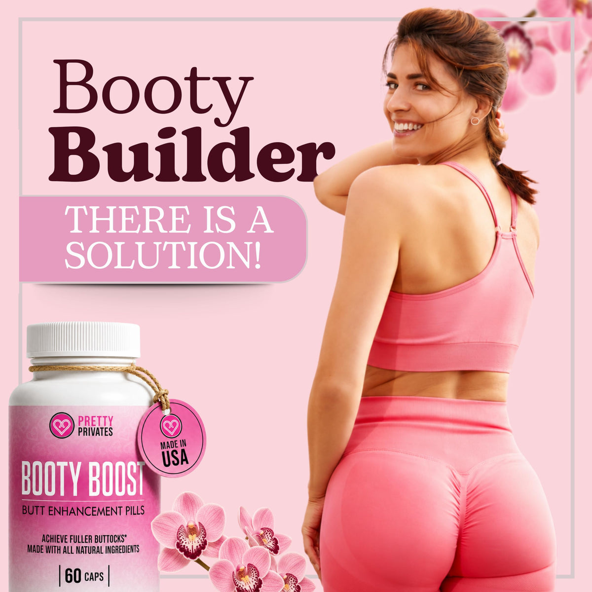 Pretty Privates Booty Boost Butt Enhancer Supplement - 60 Capsules - image 2