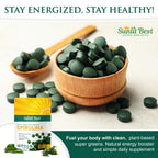 Sunlit Best - USDA Organic Spirulina Tablet - Natural Super Greens