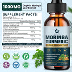 JIANKYTZ Organic Moringa Leaf Extract Liquid Drops for Women and Men