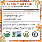 SeabuckWonders Organic Sea Buckthorn Berry Oil - 1.76 Fl Oz - image 6