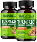 NATURELO Turmeric Curcumin with BioPerine Joint Support - 240 Capsules
