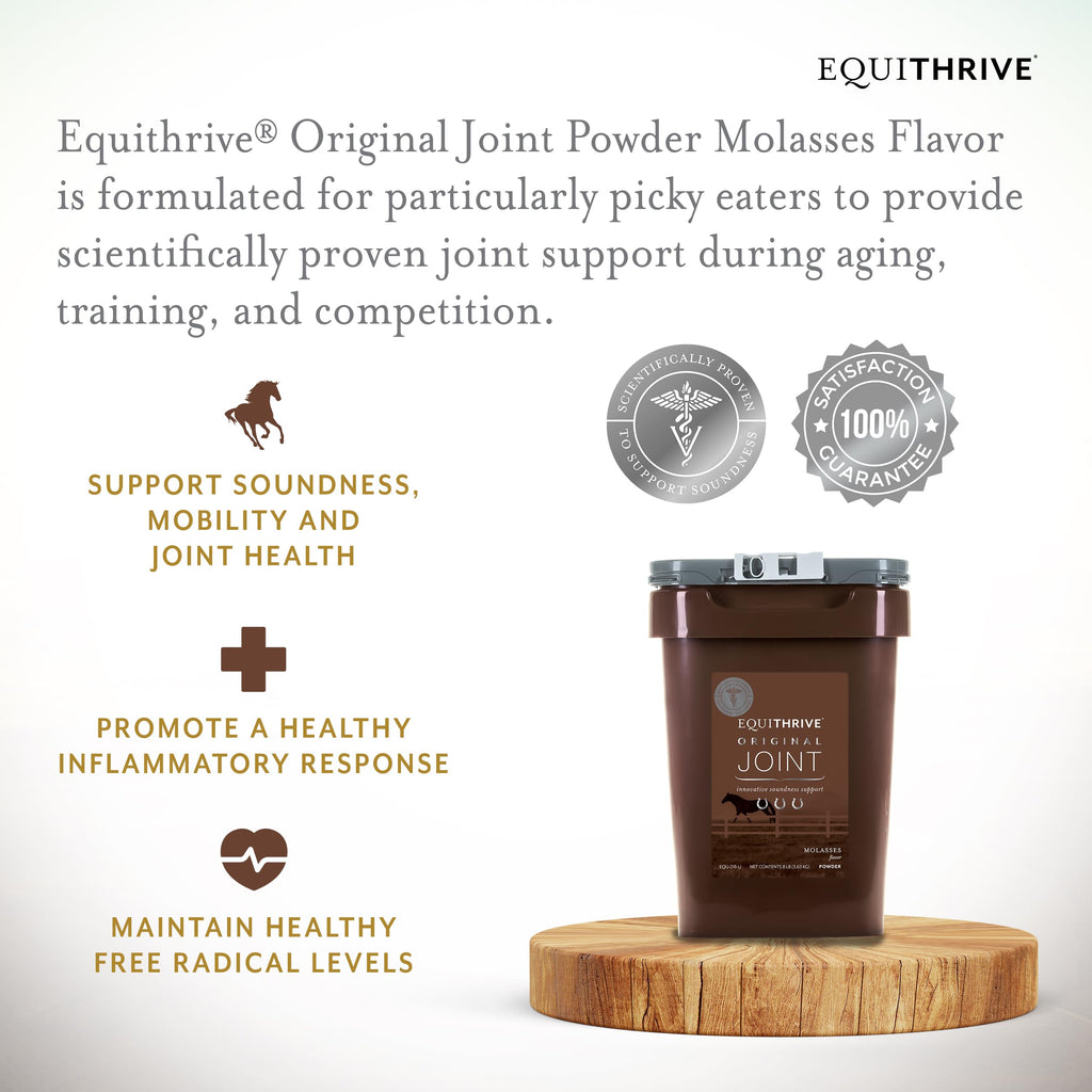 Equithrive Original Joint Powder Horse Supplement Molasses - 8 lbs - image 2