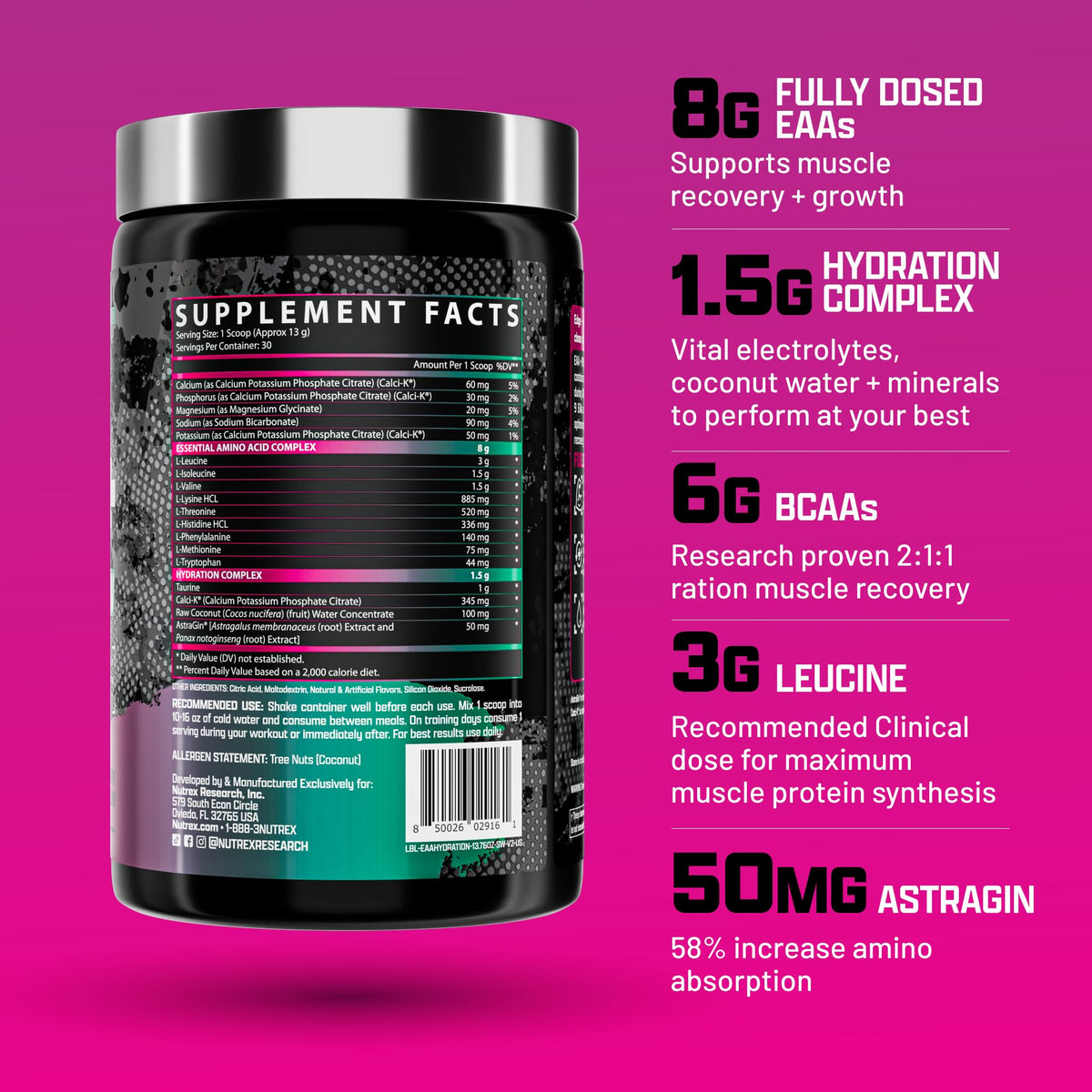 Nutrex Research EAA Hydration