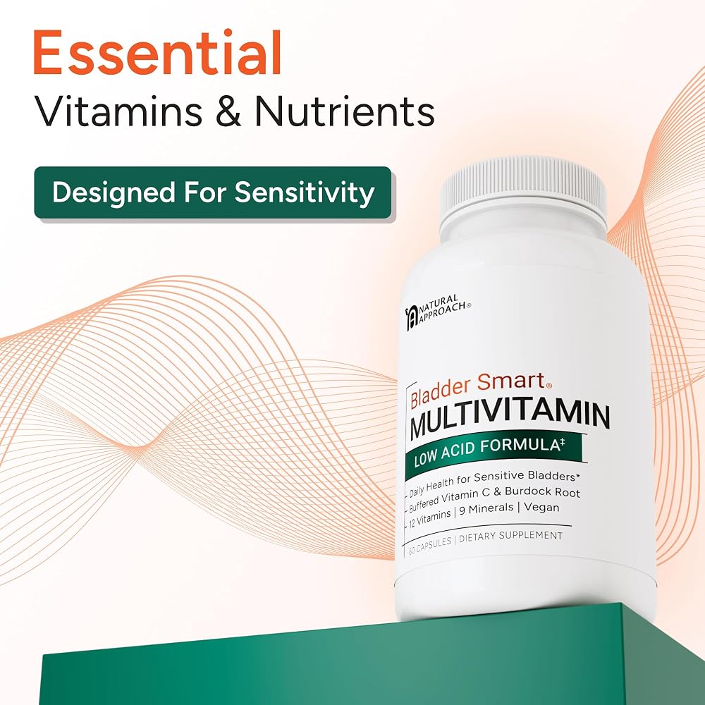 BLADDER SMART Low-Acid Multivitamin for Sensitive Bladders - 60 Capsules - image 4