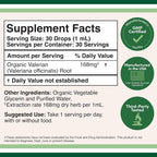 Double Wood Supplements Valerian Root Liquid Drops 168mg - 1 oz - image 2