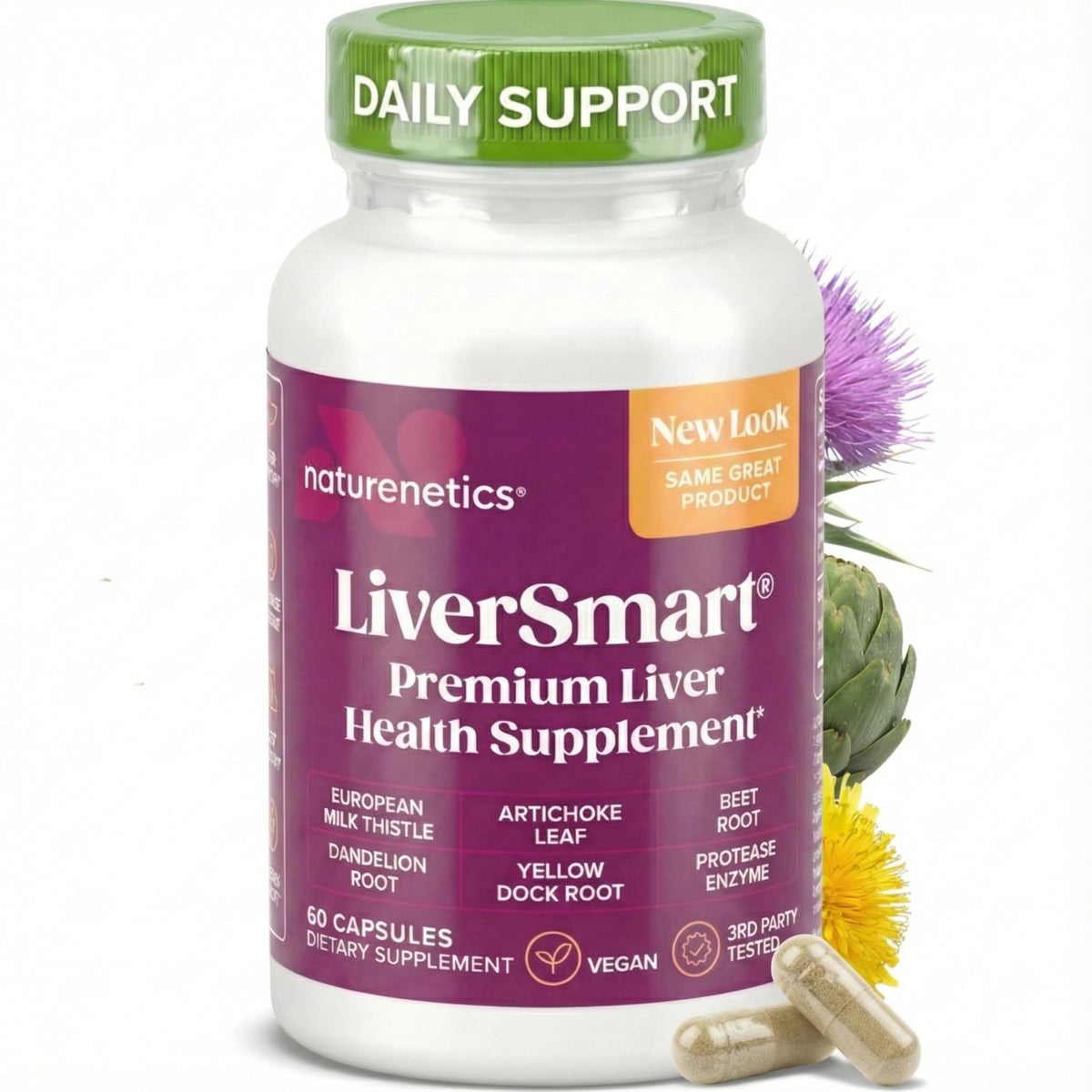 Naturenetics LiverSmart Liver Cleanse Detox & Repair - 60 Capsules