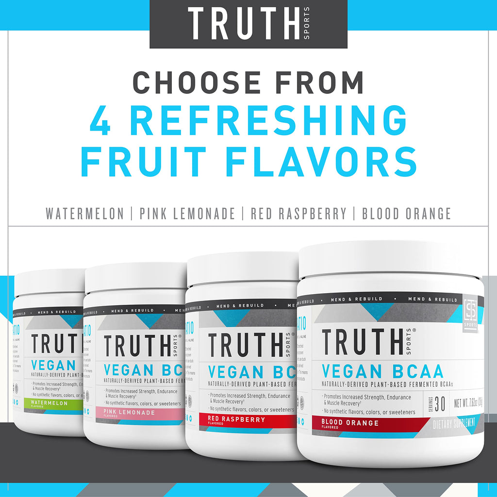 Truth Nutrition Vegan BCAA Powder 2:1:1 Ratio - 30 Servings - image 8