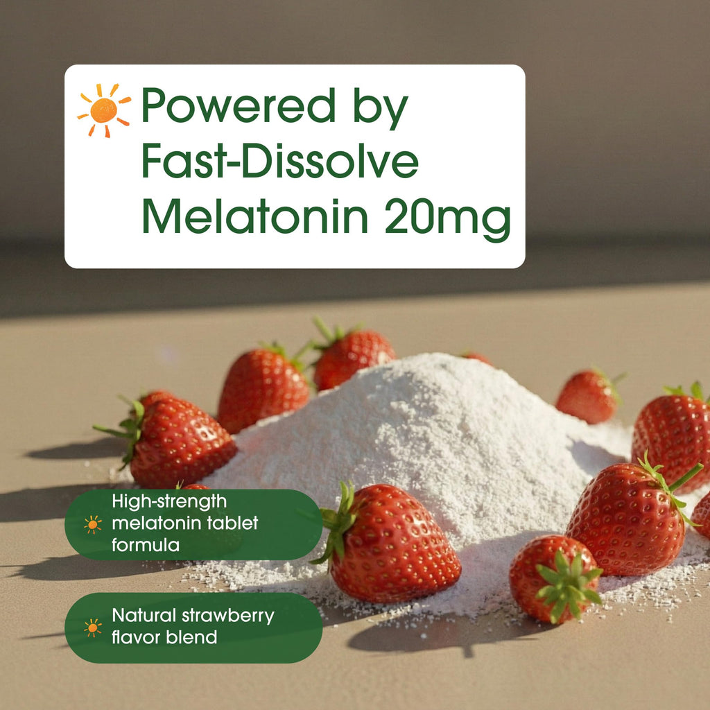 NatureBell Melatonin 20mg Sleep Support - 365 Lozenges - image 6