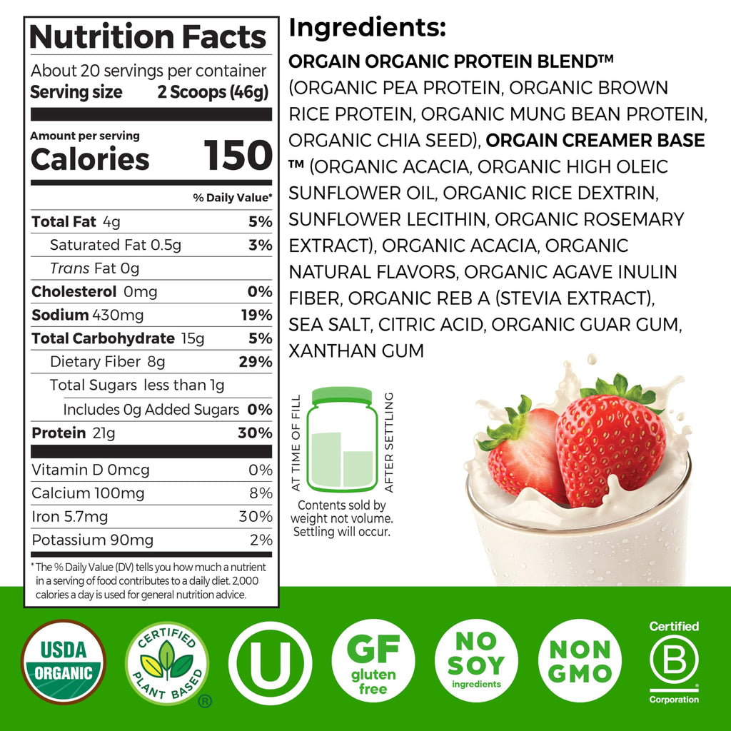 Orgain Organic Vegan Protein Powder