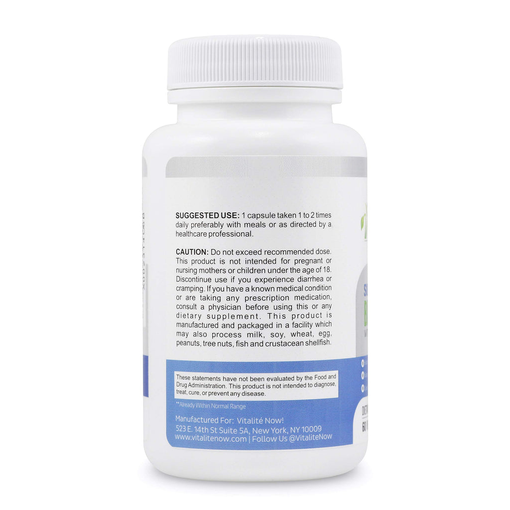 Vitalité Now! High Strength Berberine 500mg with Bitter Melon & Banaba - image 4