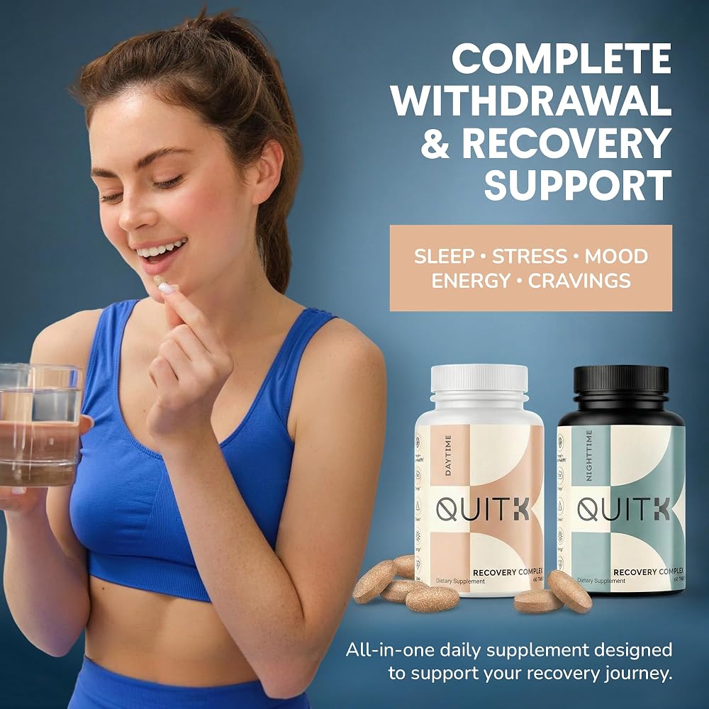QuitK Withdrawal and Detox Support 30-60-90 Day Supply
