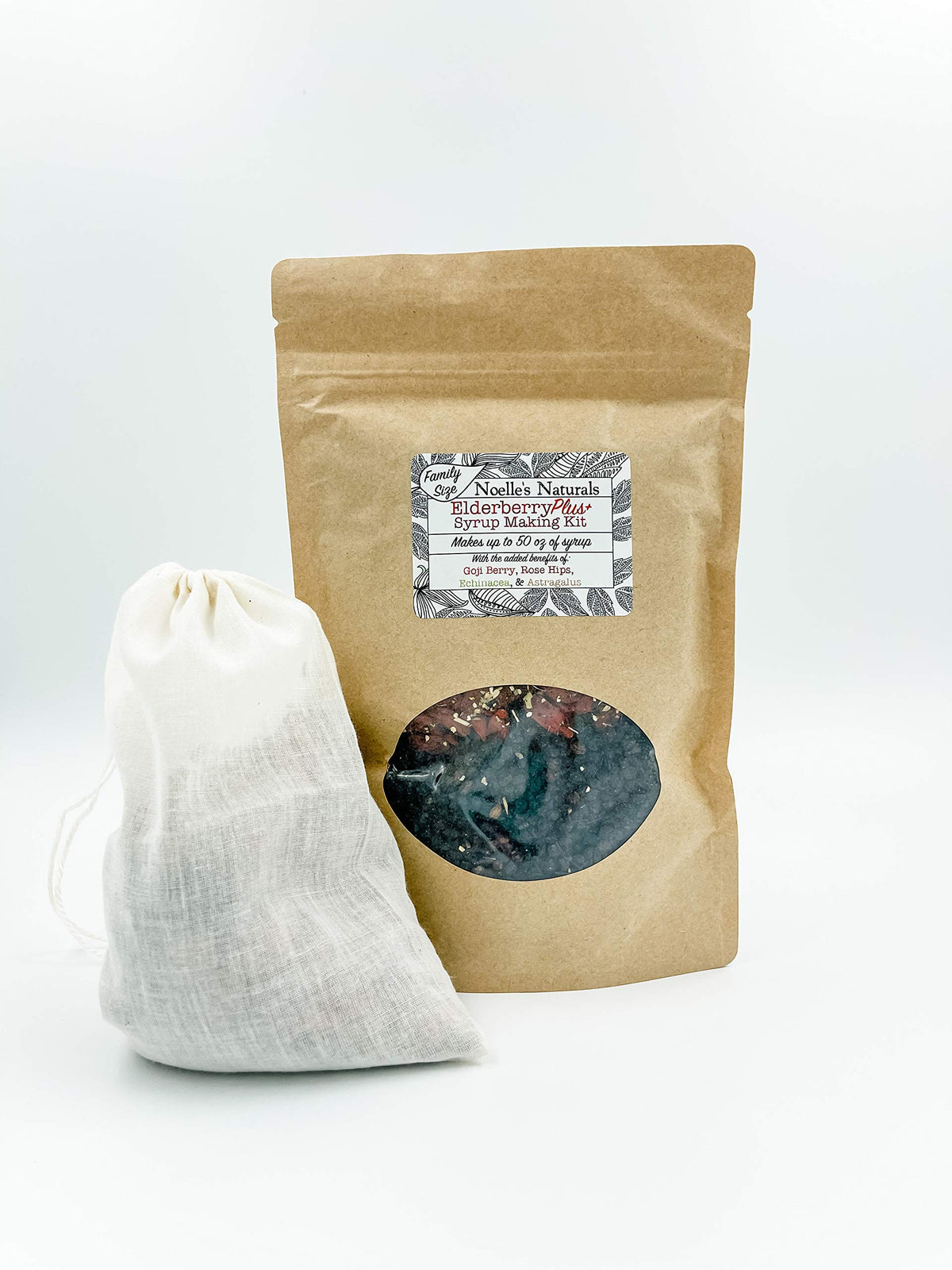 Noelle's Naturals Elderberry Plus+ Syrup Making Kit - 50 oz - image 2