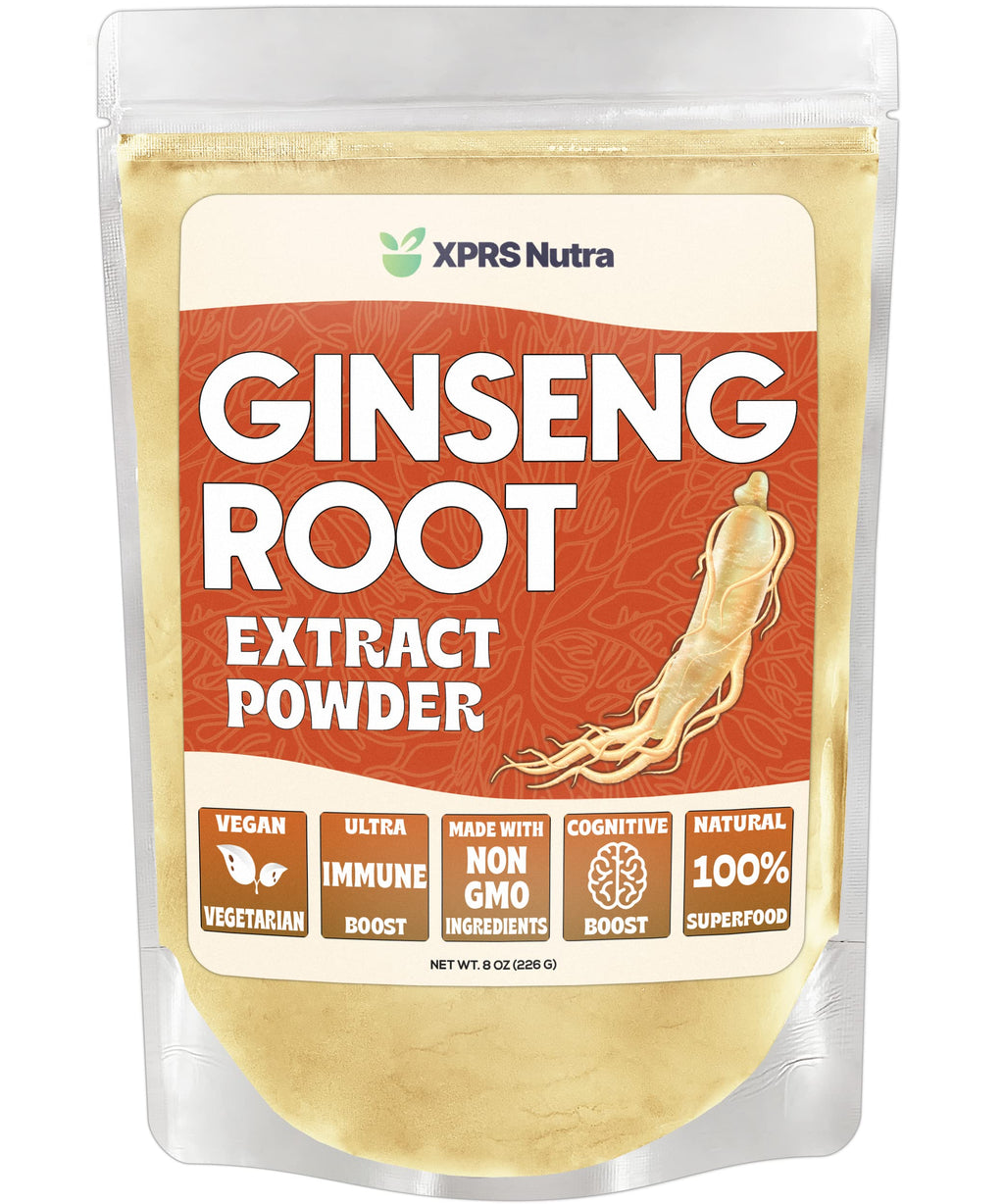 XPRS Nutra Ginseng Root Extract Powder - Ginseng Powder Supports