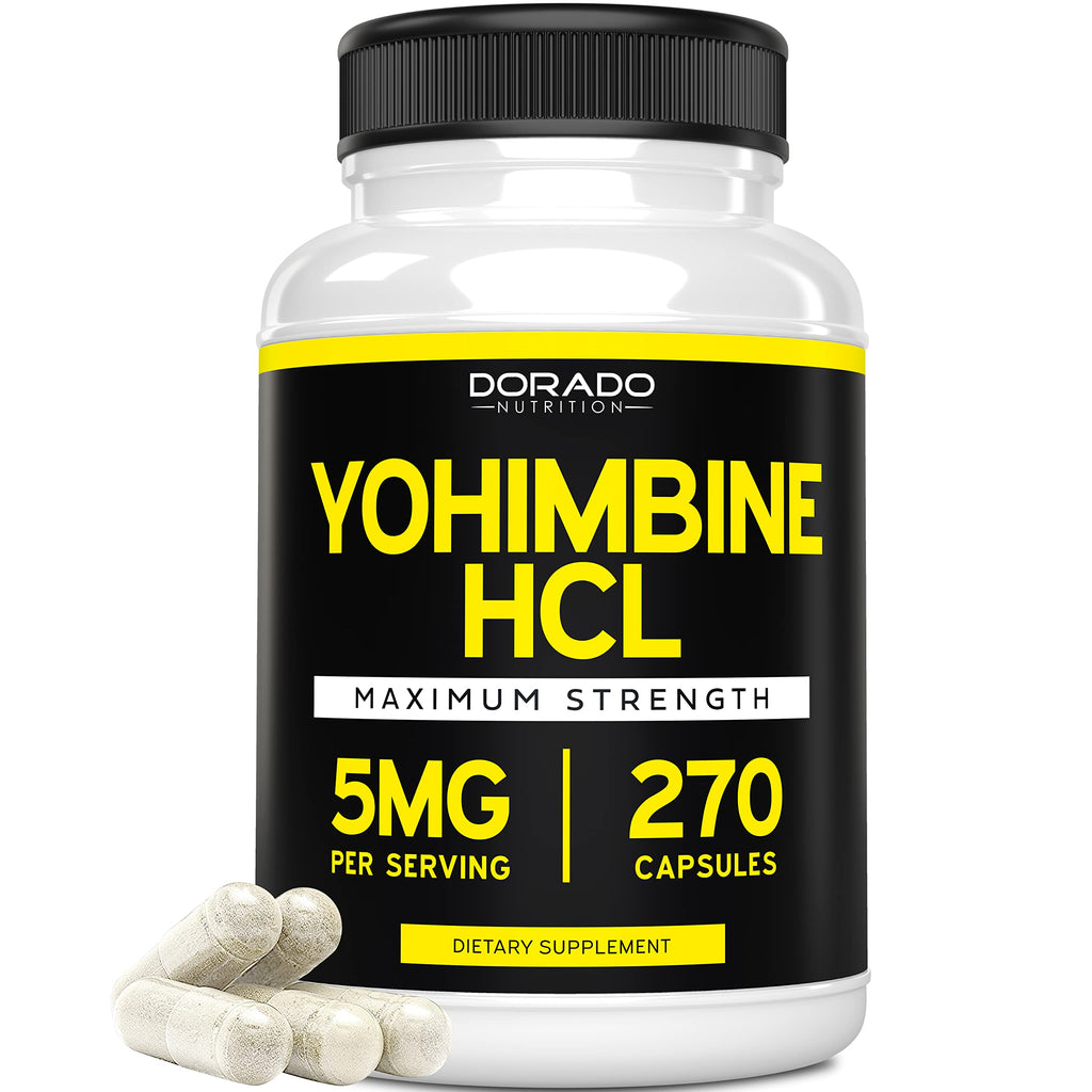 DORADO NUTRITION Yohimbine HCL 5mg - 270 Capsules